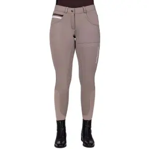Pantaloni da equitazione full grip QHP Emma image-0