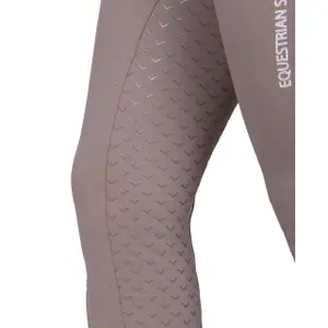 Pantaloni da equitazione full grip QHP Emma image-3