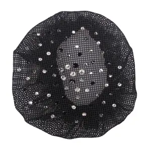 Δίχτυ για κότσο QHP Rhinestone image-0