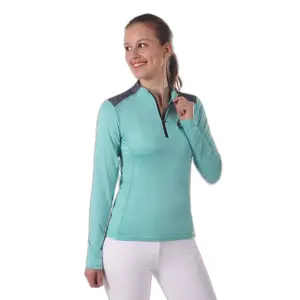 Polo Reiten Langarm Sport Mädchen QHP Utah image-0