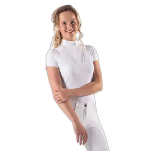 Women's competition riding shirt QHP Riva image-0