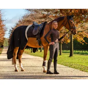 Calças de equitação full grip QHP Julin image-3