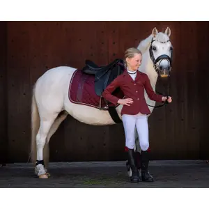 Pantalon équitation mid grip enfant QHP Kae image-3