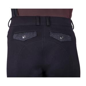 Pantalon équitation mid grip enfant QHP Kae image-5