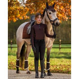 Pantalon équitation mid grip enfant QHP Kae image-2