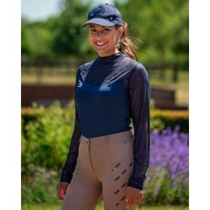 Pantalon équitation mid grip femme QHP Summer Focus image-3