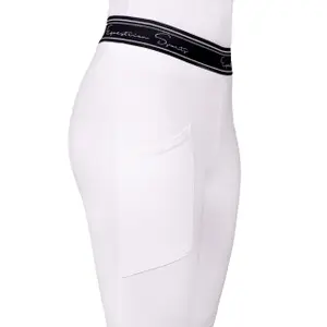 Women's competition riding leggings QHP Eden image-2