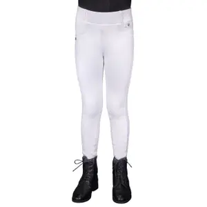 Girl's full grip winter riding legging QHP Juliet Juliet