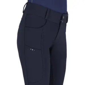 Children's full grip riding Trousers QHP Lymee image-6