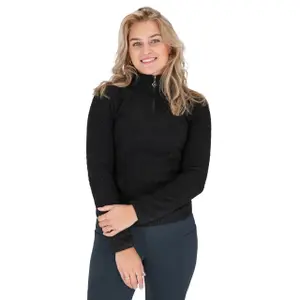 8881-zw-damen-pullover-mit-halbem-reissverschluss-qhp-teddie-schwarz