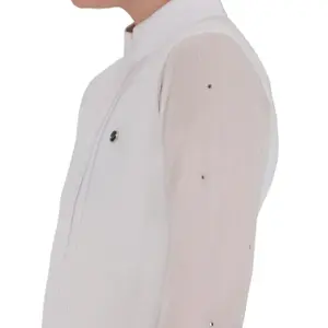 Long-sleeved competition polo for girls QHP Sennah image-3