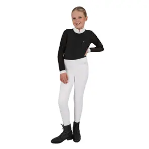 Girl's competition polo shirt QHP Sennah image-2