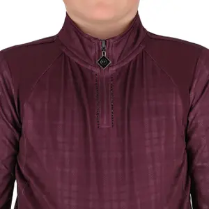 Paardrijpolo met lange mouwen voor meisjes QHP Zahra image-3