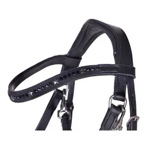 Bridon sans mors pour cheval QHP Thunderbolt image-1