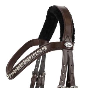 Hovedtøj til ridning QHP Sensisoft image-1