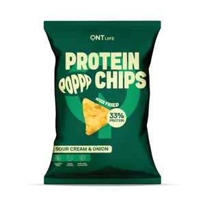 Protein Snack Chips QNT Cream & Onion (x12) image-1