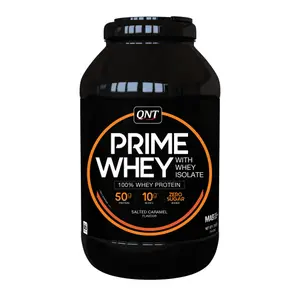 100 % Whey Protein Isolat und Konzentrat Karamell Meersalz QNT Prime Whey 2 kg image-0