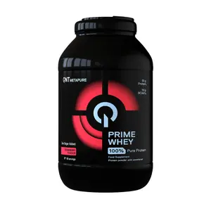 Eiwitmix 100% van isolaat en concentraat van wei Aardbei QNT Prime Whey 2 kg image-0