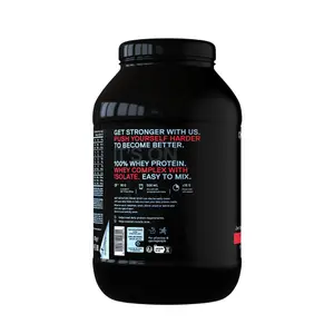 100% Whey Isolate and Concentrate Protein Blend Strawberry QNT Prime Whey 908 g image-1