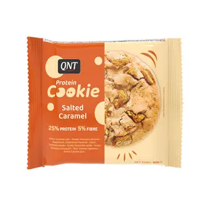 Salted caramel protein nutrition QNT Cookie image-1