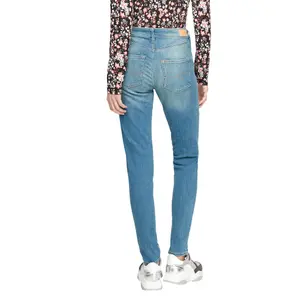 Mid-Rise Skinny Jeans for Women QS image-4