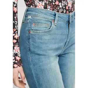 Mid-Rise Skinny Jeans for Women QS image-6