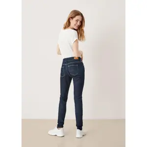 Women's Skinny Jeans with Belt Loops QS image-3
