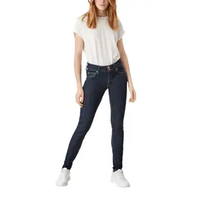 Women's Skinny Jeans with Belt Loops QS image-5