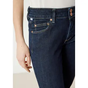 Women's Skinny Jeans with Belt Loops QS image-6