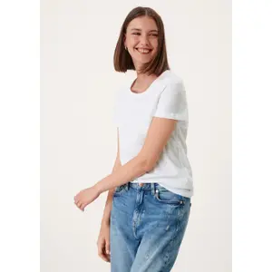 Women's cotton round-neck T-shirt QS image-6