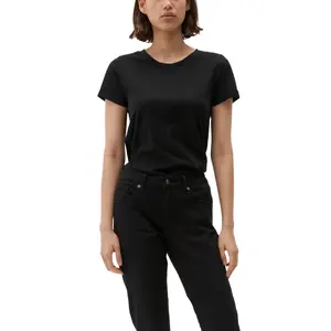 Women's cotton round-neck T-shirt QS image-1