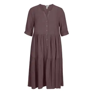 Women's ruffled dress QS image-0