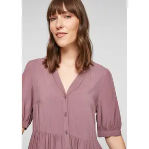 Women's ruffled dress QS image-2