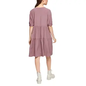 Women's ruffled dress QS image-4