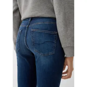Women's Mid-Rise 5 Pocket Skinny Jeans QS Sadie image-6