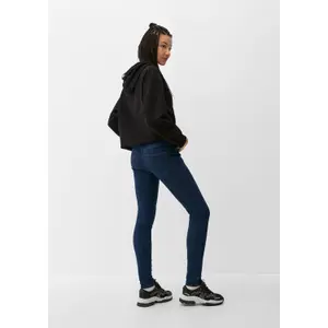 Women's Mid-Rise 5 Pocket Skinny Jeans QS Sadie image-4