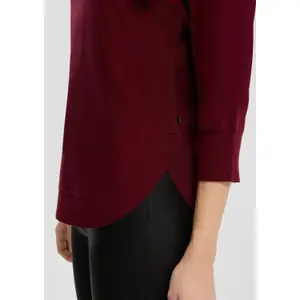 Womens Mixed Viscose Knit Jumper QS image-3