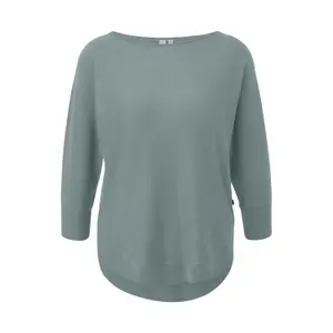 Womens Mixed Viscose Knit Jumper QS image-0