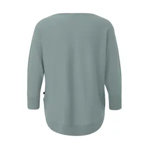 Womens Mixed Viscose Knit Jumper QS image-1