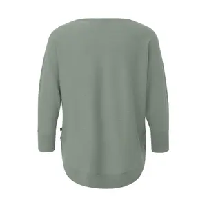 Womens Mixed Viscose Knit Jumper QS image-1