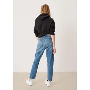 Women's Tapered Leg Jeans QS Mom image-4