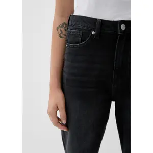 Women's Tapered Leg Jeans QS Mom image-3