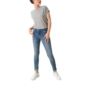Skinny Leg Jeans for Women QS image-5