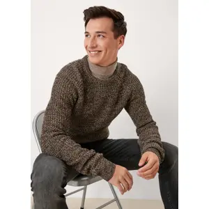 Slim Fit Heather Knit QS image-2