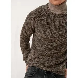 Slim Fit Heather Knit QS image-6