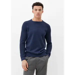 Textured Knit Raglan Sleeve Jumper QS image-6