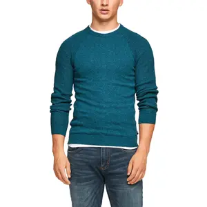 Textured Knit Raglan Sleeve Jumper QS image-1