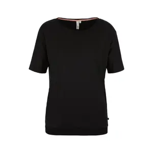 Women's Batwing Sleeved Jersey Cotton Marled T-shirt QS image-0