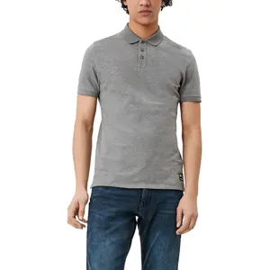 Classic Soft Piqué Cotton Polo with Badge QS image-1