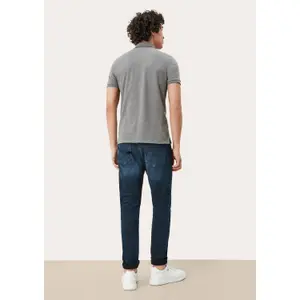 Classic Soft Piqué Cotton Polo with Badge QS image-3